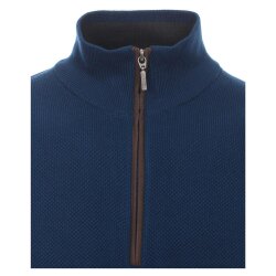 REDMOND Casual Herren Strick-Troyer Comfort Dunkelblau