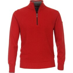REDMOND Casual Herren Strick-Troyer Zipper Comfort...