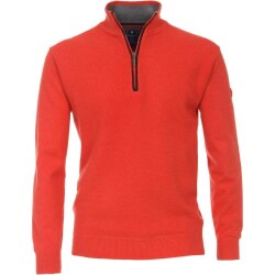 REDMOND Casual Herren Strick-Troyer Zipper Comfort...