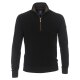 REDMOND Casual Herren Strick-Troyer Comfort Baumwolle Schwarz