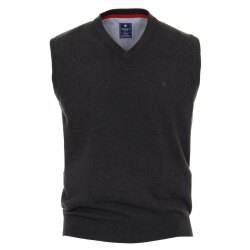 REDMOND Casual Herren Pullunder Ärmellos V-Neck...