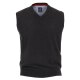 REDMOND Casual Herren Pullunder Ärmellos V-Neck Anthrazit
