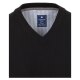 REDMOND Casual Herren Pullunder Ärmellos V-Neck Comfort Schwarz