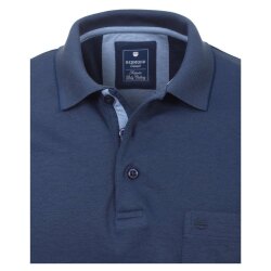 REDMOND Casual Herren Polo-Shirt Kurzarm Regular-Fit Jersey Marine XXL