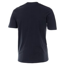 REDMOND Casual Herren T-Shirt V-Ausschnitt Regular-Fit Jersey Marine L