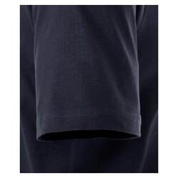 REDMOND Casual Herren T-Shirt V-Ausschnitt Regular-Fit Jersey Marine L