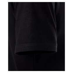 REDMOND Casual Herren T-Shirt V-Ausschnitt Regular-Fit Jersey Schwarz XL