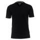 REDMOND Casual Herren T-Shirt V-Ausschnitt Regular-Fit Jersey Schwarz XL