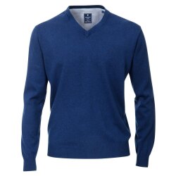 REDMOND Casual Herren Pullover Langarm V-Neck Comfort...