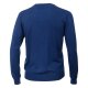 REDMOND Casual Herren Pullover Langarm V-Neck Comfort Mittelblau 3XL