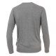 REDMOND Casual Herren Pullover Langarm V-Neck Comfort Grau L
