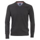 REDMOND Casual Herren Pullover Langarm V-Neck Comfort Anthrazit L