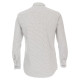 REDMOND City Herren Businesshemd Langarm Button-Down-Kragen Variomanschette Slim Fit Baumwollmix Print Weiß M