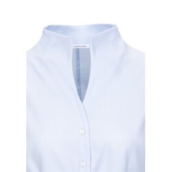 Seidensticker CITY-BLUSE Damen Bluse Langarm Kelch Slim Hellblau