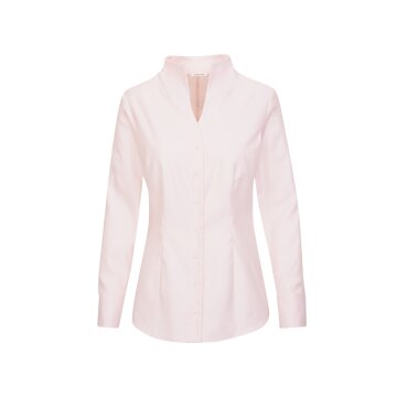 Seidensticker CITY-BLUSE Damen Bluse Langarm Kelch Slim-Fit Rosa