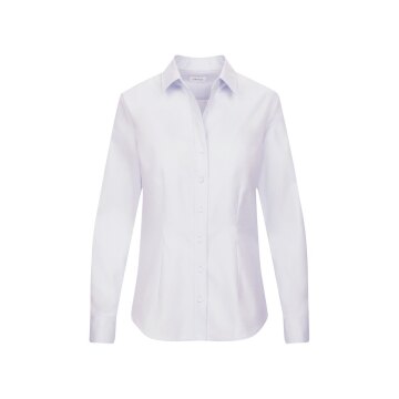 Seidensticker CITY-BLUSE Damen Langarm Kent Slim-Fit Hellblau