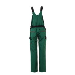 PLANAM Damen Latzhose HIGHLINE Grün/Schwarz/Rot