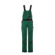 PLANAM Damen Latzhose HIGHLINE Grün/Schwarz/Rot