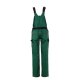 PLANAM Damen Latzhose HIGHLINE Grün/Schwarz/Rot