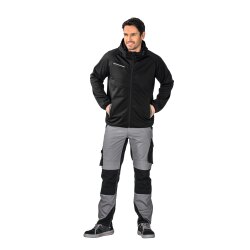 PLANAM Fog Softshelljacke OUTDOOR Kapuze Schwarz