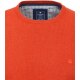 REDMOND Casual Herren Pullover Langarm Rundhals Comfort Orange