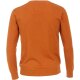 REDMOND Casual Herren Pullover Langarm Rundhals Comfort Orange