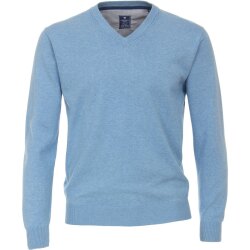 REDMOND Casual Herren Pullover Langarm V-Neck Comfort...