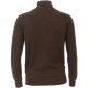 REDMOND Casual Herren Pullover Langarm Rollkragen Dunkelbraun