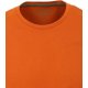 REDMOND Casual Herren T-Shirt Kurzarm Rundhals Regular Fit 100% Baumwolle Jersey uni Orange