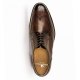 Prime Shoes FERRARA Herren Schnürschuh aus reinem Kalbsleder Budapester Rahmengenäht Ledersohle Mittelbraun Crust Castagno EU39/UK6-EU47/UK12