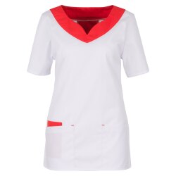beb MEDIZIN/PFLEGE Damen KASACK Kurzarm V-Neck Stretch...