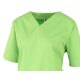 beb MEDIZIN/PFLEGE Damen KASACK Kurz V-Neck Baumwollmix Apfelgrün