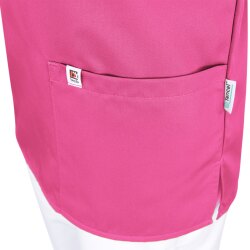 beb MEDIZIN/PFLEGE Unisex KASACK Kurz V-Neck TENCEL Pink