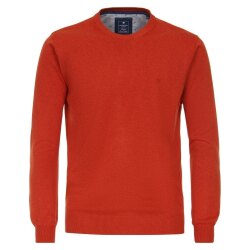 REDMOND Casual Herren Pullover Langarm Rundhals Comfort...