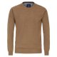 REDMOND Casual Herren Pullover Langarm Rundhals Comfort Camel