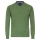 REDMOND Casual Herren Pullover Langarm Rundhals Comfort Grün