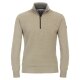 REDMOND Casual Herren Strick-Troyer Comfort Baumwolle Beige