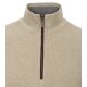 REDMOND Casual Herren Strick-Troyer Comfort Baumwolle Beige