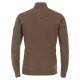 REDMOND Casual Herren Strick-Troyer Comfort Baumwolle Braun