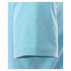 REDMOND Casual Herren Polo-Shirt Kurzarm Regular-Fit Jersey Türkis