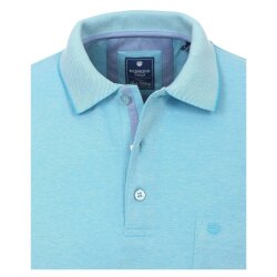 REDMOND Casual Herren Polo-Shirt Kurzarm Regular-Fit Jersey Türkis