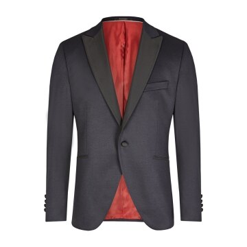 Wilvorst CLASSICs Herren Smokingsakko Revers Drop8 Schwarz