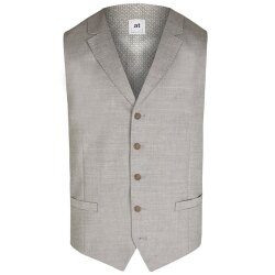 Atelier-Torino MIX&MATCH Herren Weste Drop8 Hellgrau...