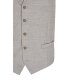 Atelier-Torino MIX&MATCH Herren Weste Drop8 Hellgrau meliert