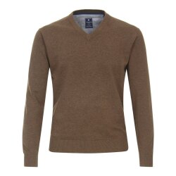 REDMOND Casual Herren Pullover Langarm V-Neck Comfort...