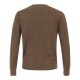 REDMOND Casual Herren Pullover Langarm V-Neck Comfort Braun L