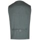 Atelier-Torino MIX&MATCH Herren Anzug-Weste V-Neck Drop8 Grün meliert 114