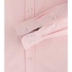 REDMOND Casual Herren Freizeithemd Langarm Button-Down-Kragen Variomanschette Regular Fit Baumwolle Oxford uni Rosa