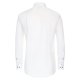 REDMOND Klassisches Herren Businesshemd Langarm Kentkragen Comfort Fit Baumwolle Struktur Bügelfrei Weiß