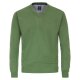 REDMOND Casual Herren Pullover Langarm V-Neck Comfort Grün